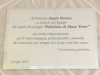 Targa di ringraziamento, 22 Luglio 2013